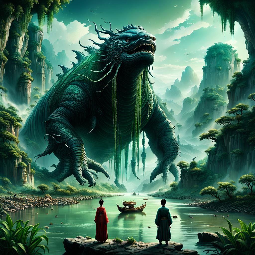 Goddess of Luo Shui: A Digital Matte Painting