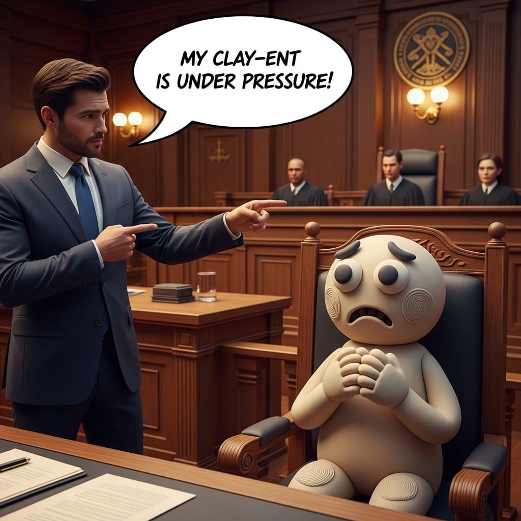 "My Clay-ent is Under Pressure!"