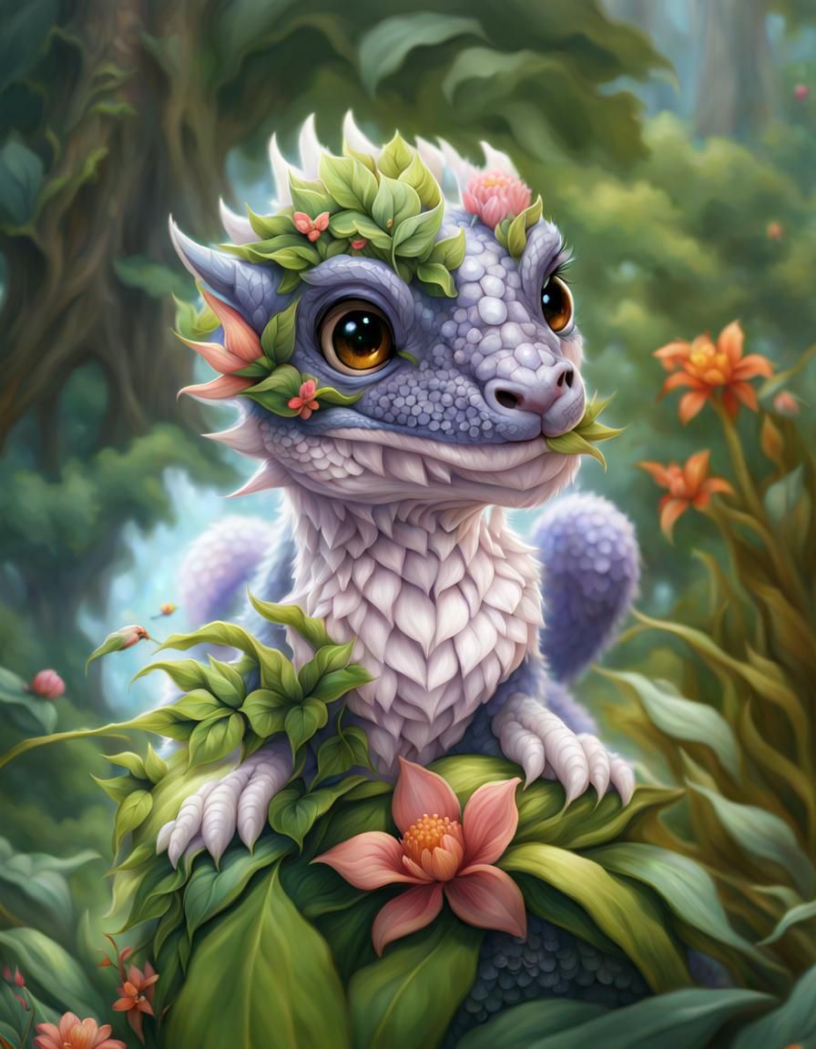 Little Dragon 13  by @Sanne