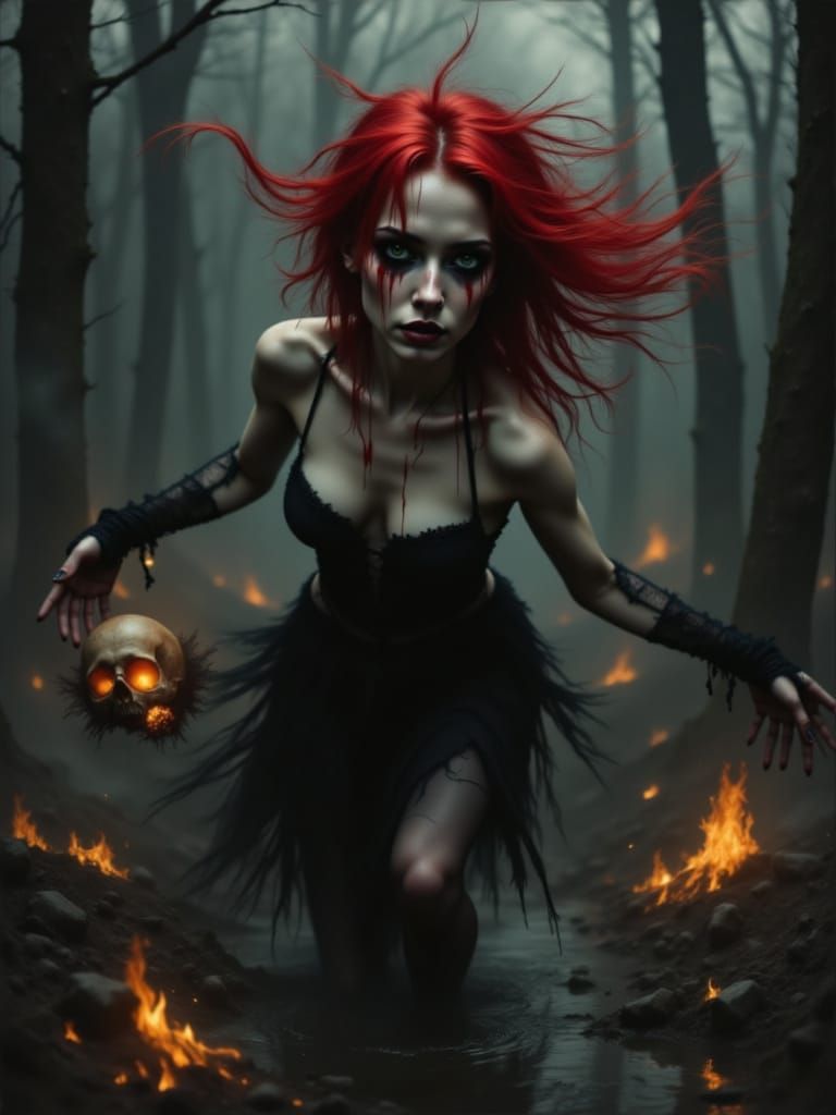 Dancing in the forest 