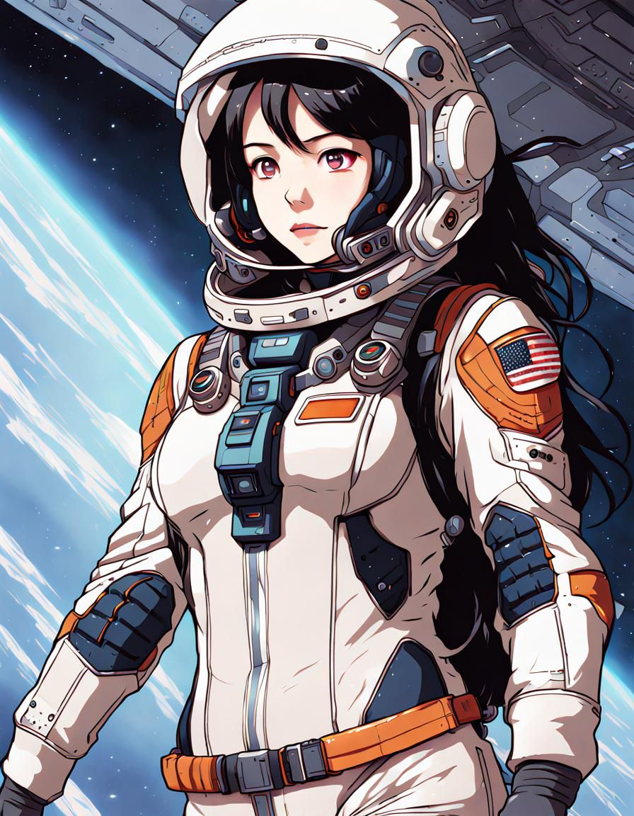 Space Girl 2 - AI Generated Artwork - NightCafe Creator