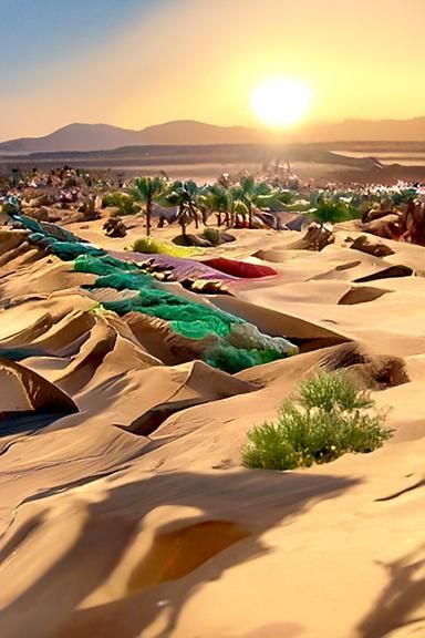 Oasis desert