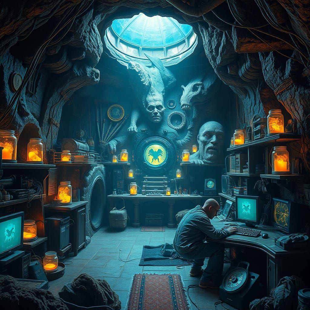 Crazy hidden lab  by @Setra134