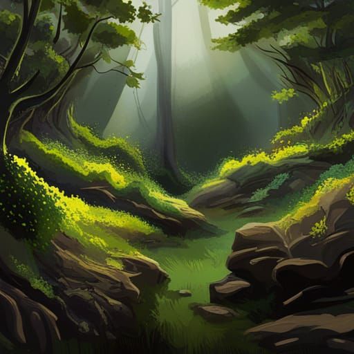 A forest spirit