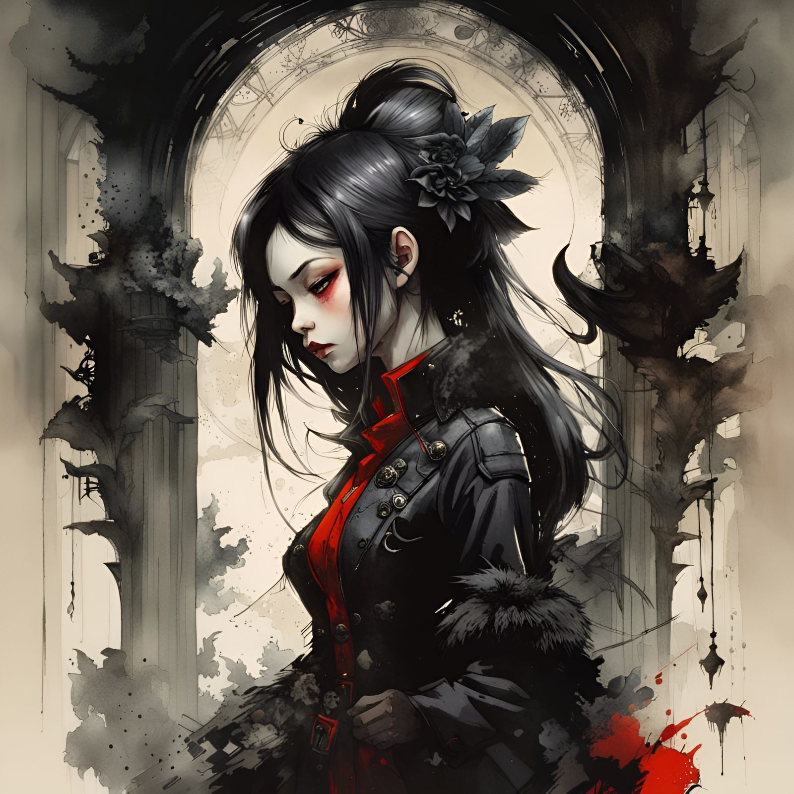 Gothic Vampire Series: 2 - AI Generated Artwork - NightCafe Creator