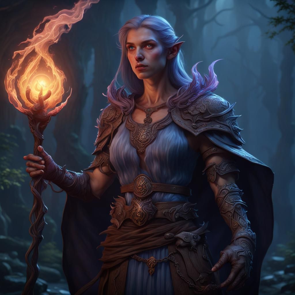fantasy d&D character will-o'-the-wisp