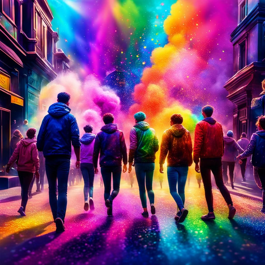 Rainbow dust