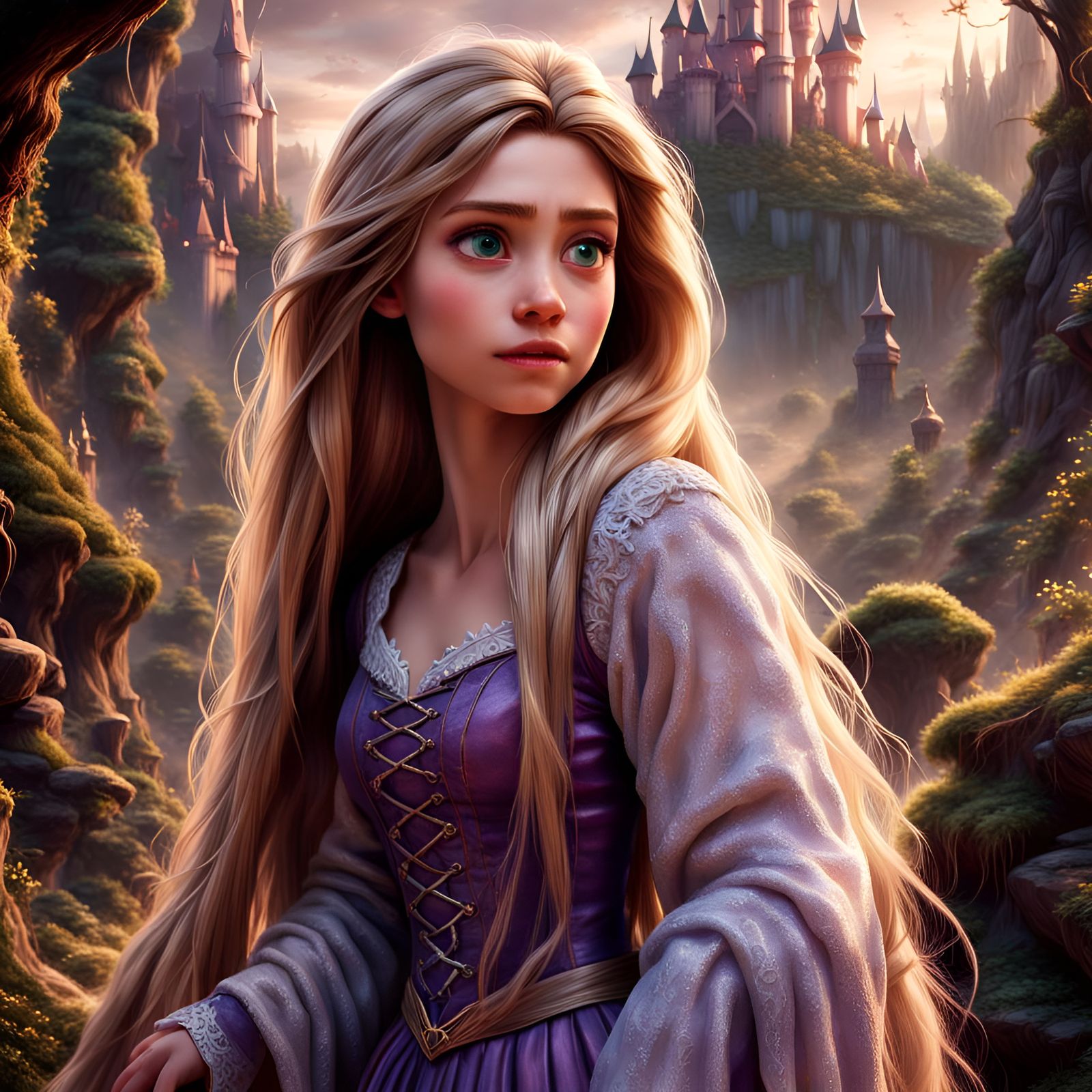 Rapunzel - AI Generated Artwork - NightCafe Creator