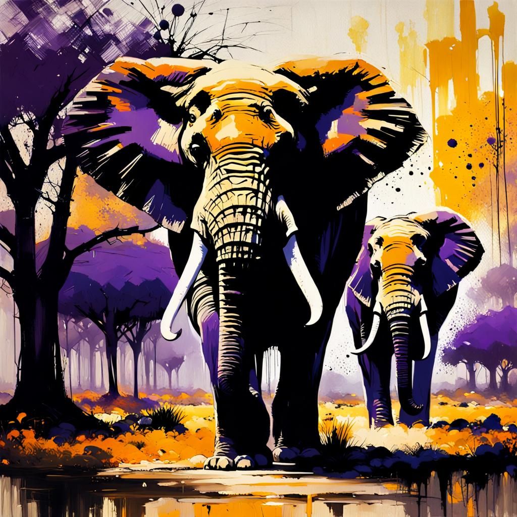 Majestic African Elephant