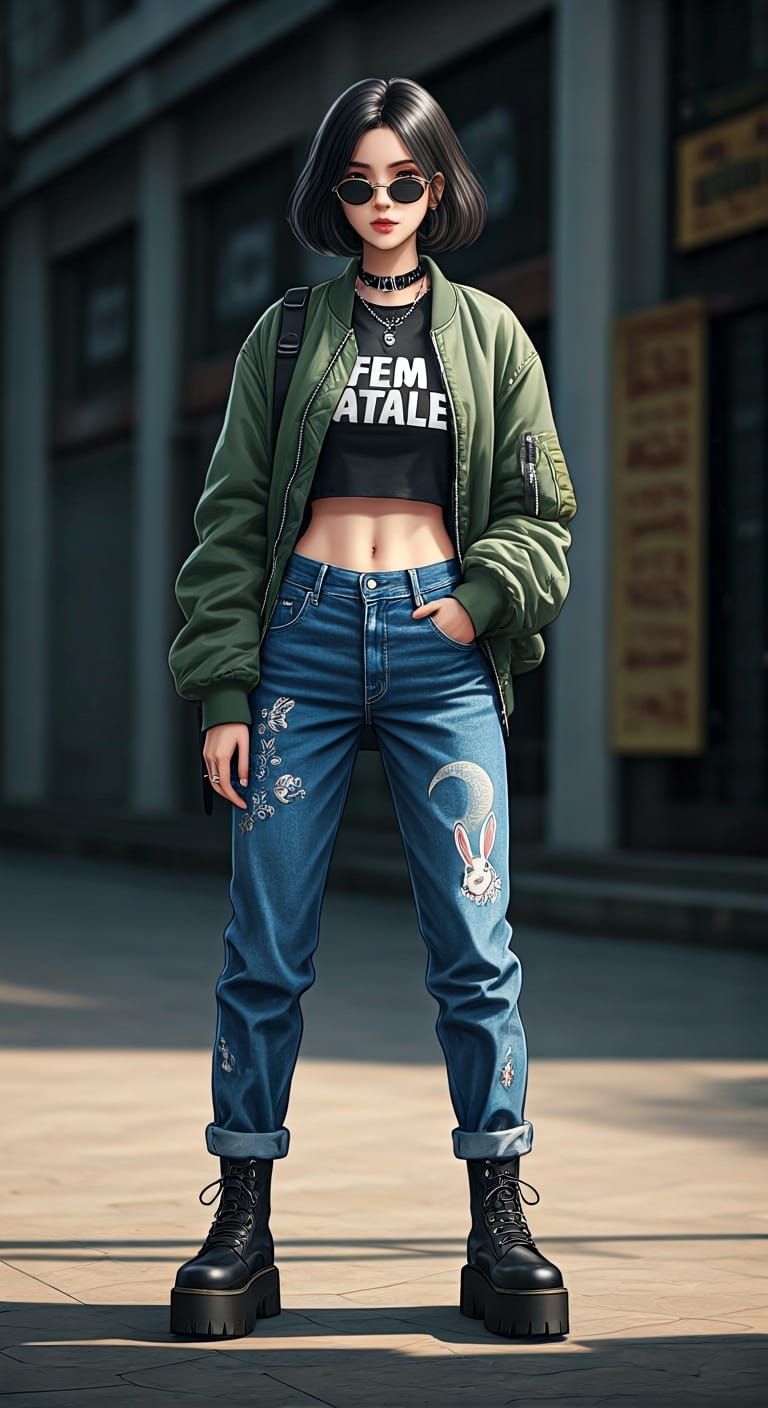 Thai Woman in Bangkok Street Style