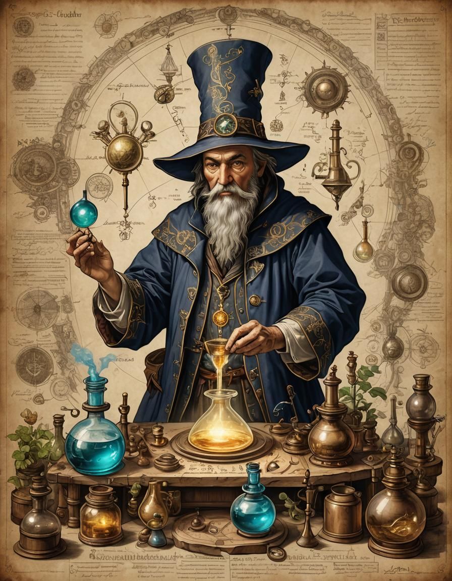 alchemist in action   by @Mapleaf100color