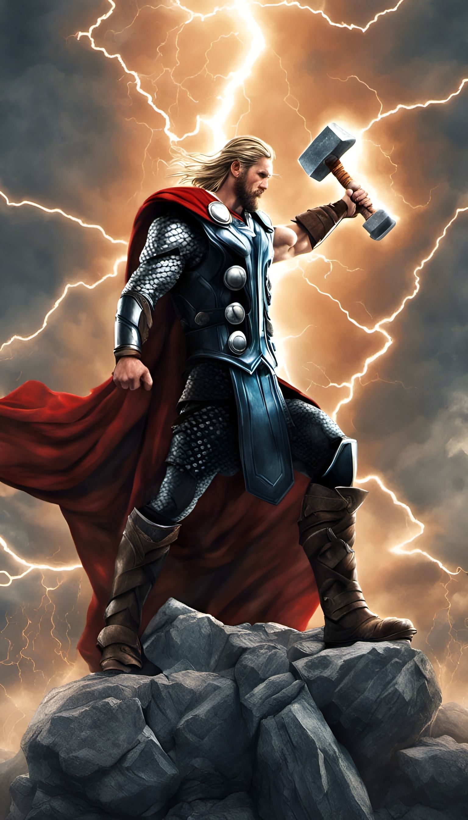 The Mighty Thor - AI Generated Artwork - NightCafe Creator