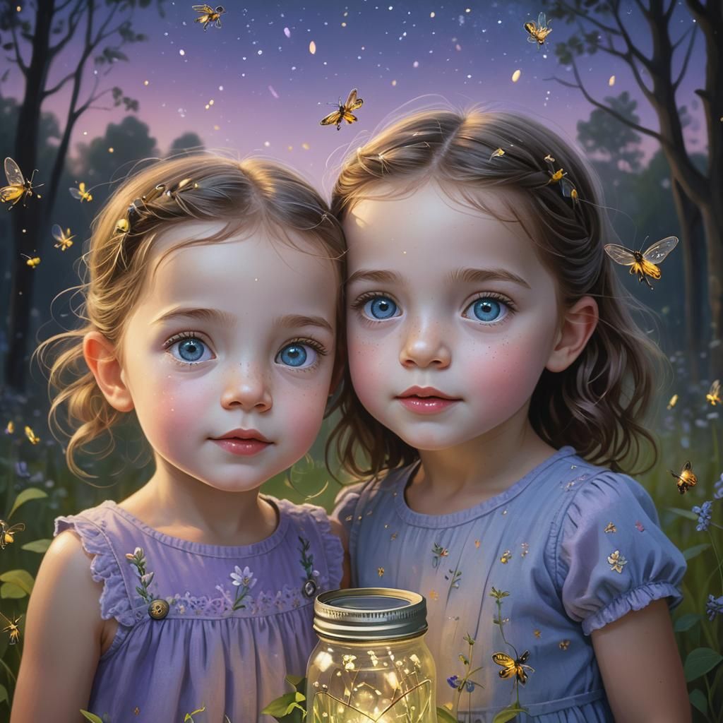 'Lantern Girls, Protectors Of The Firefly Glow'