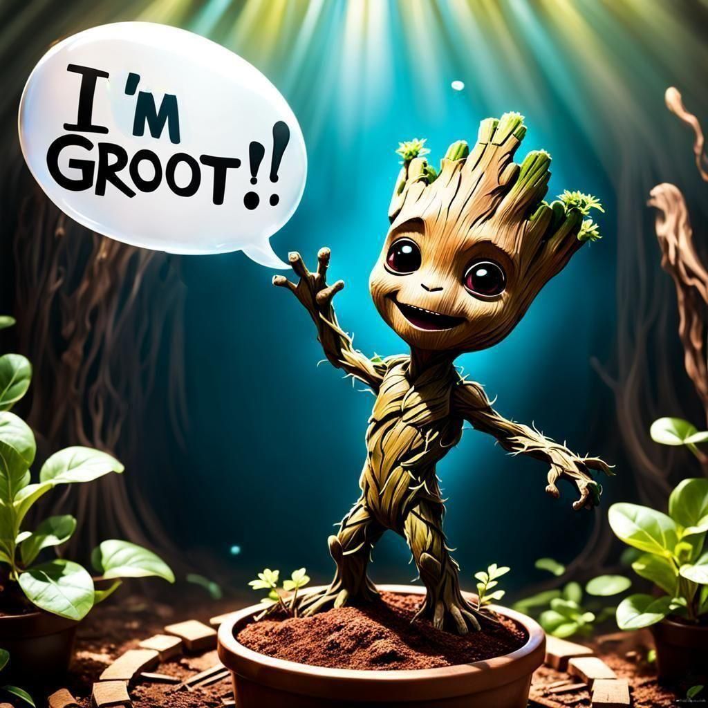 Groot!!  by @Shywolf