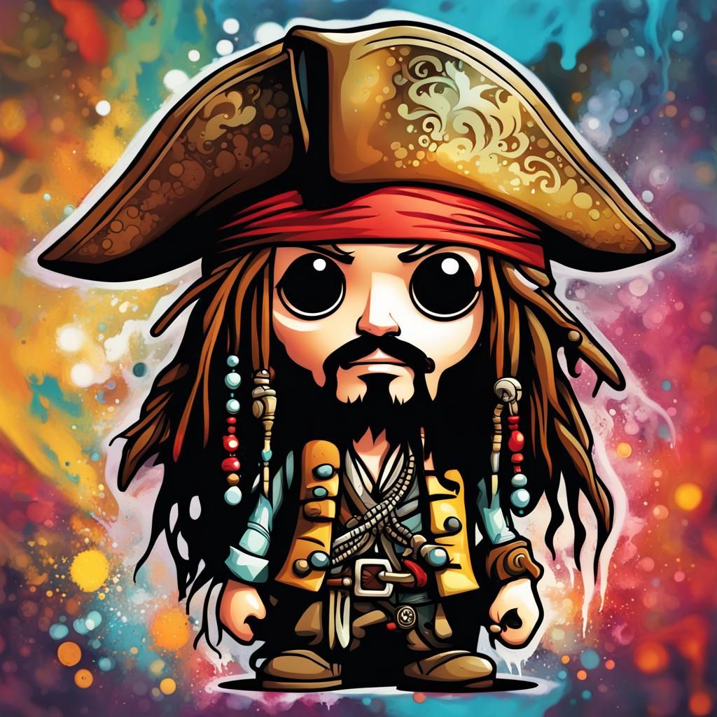 chibi jack sparrow    by @Baron Bruce