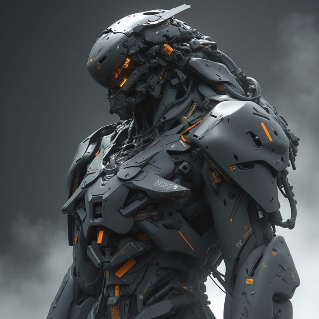 <lora:Predatory Mecha:1.0> Hard surface meh suit