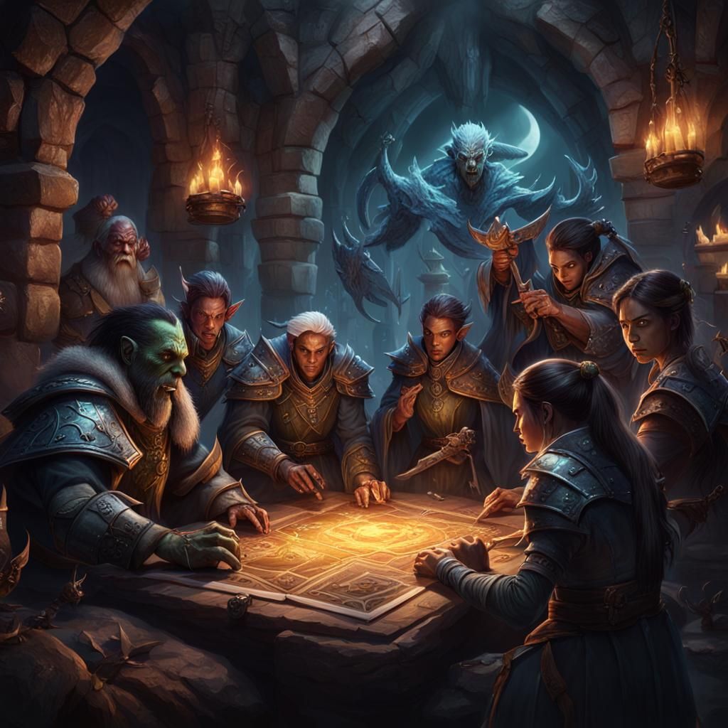 Dungeons and dragons.  by @Tasmaniac01