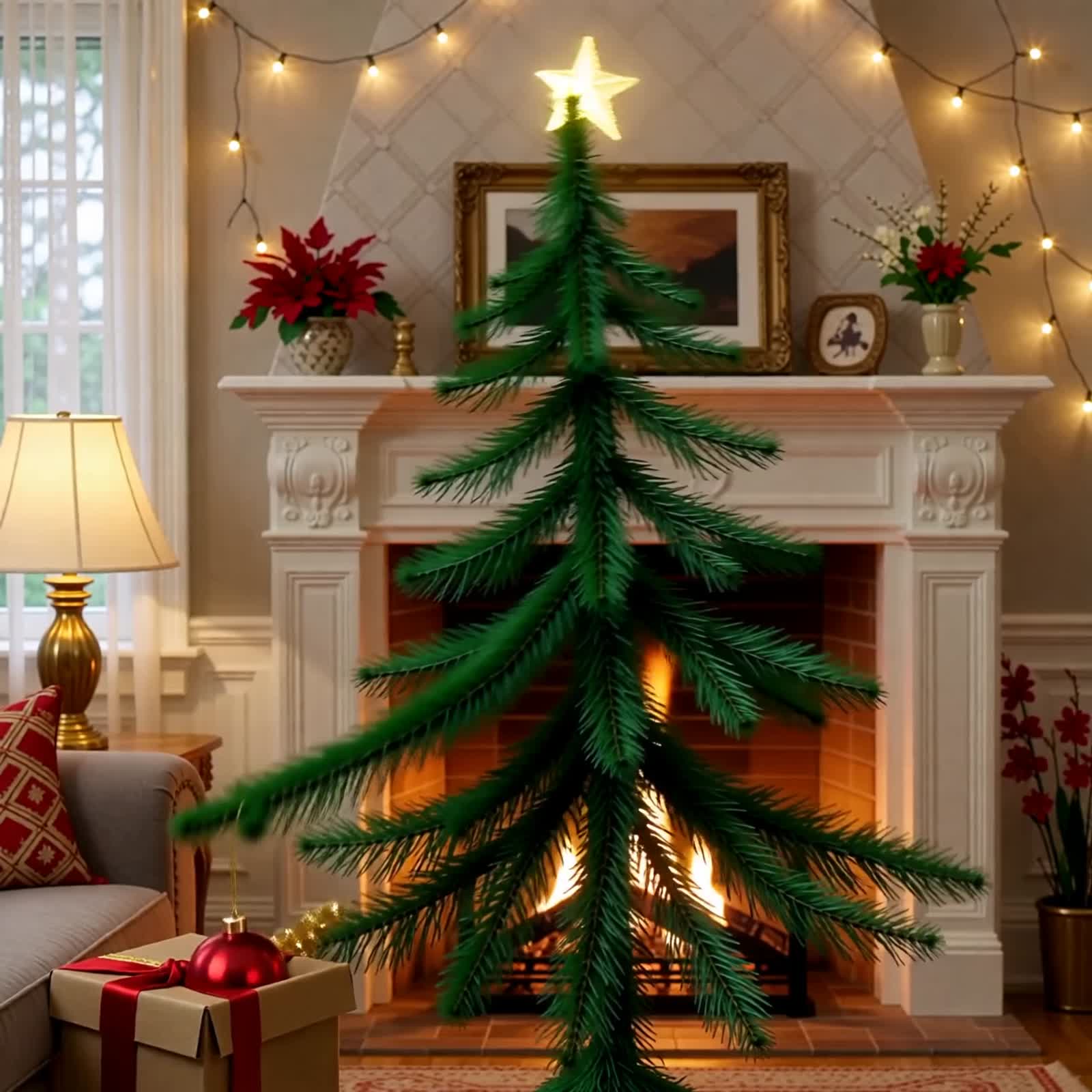 Self-decorating Christmas Tree