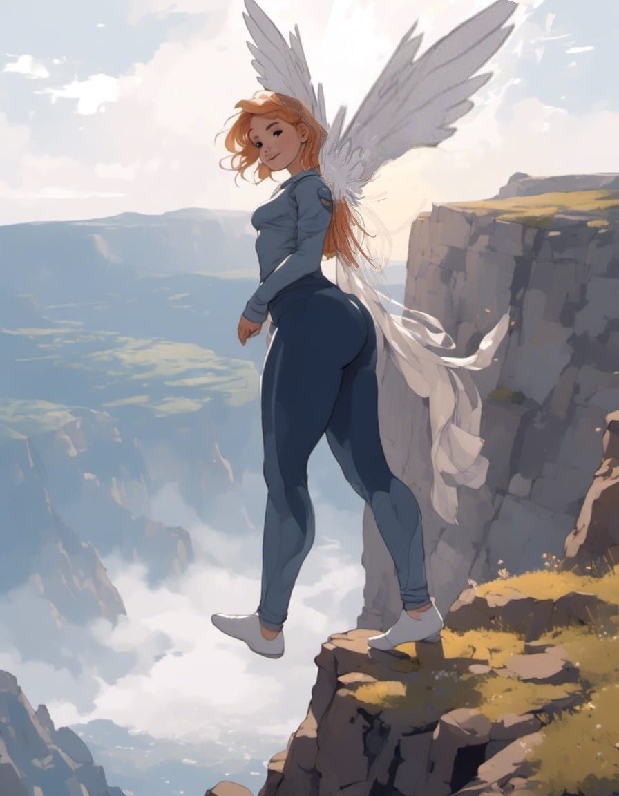 "Uh, oh. I'm going to fall. Better come stop me. Whoa. Here I go."