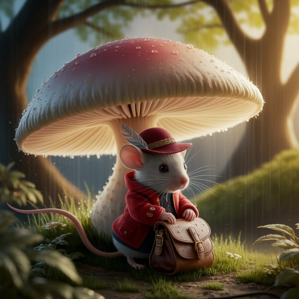 La petite souris voyageuse  by @ericde