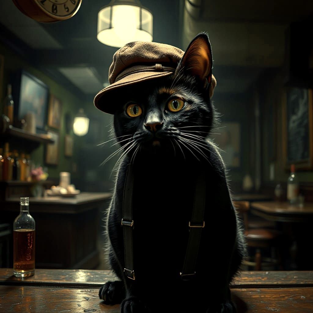 20s Speakeasy Cat