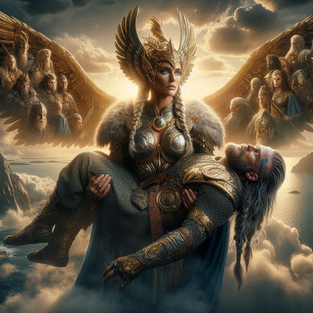 On the wings of an angel