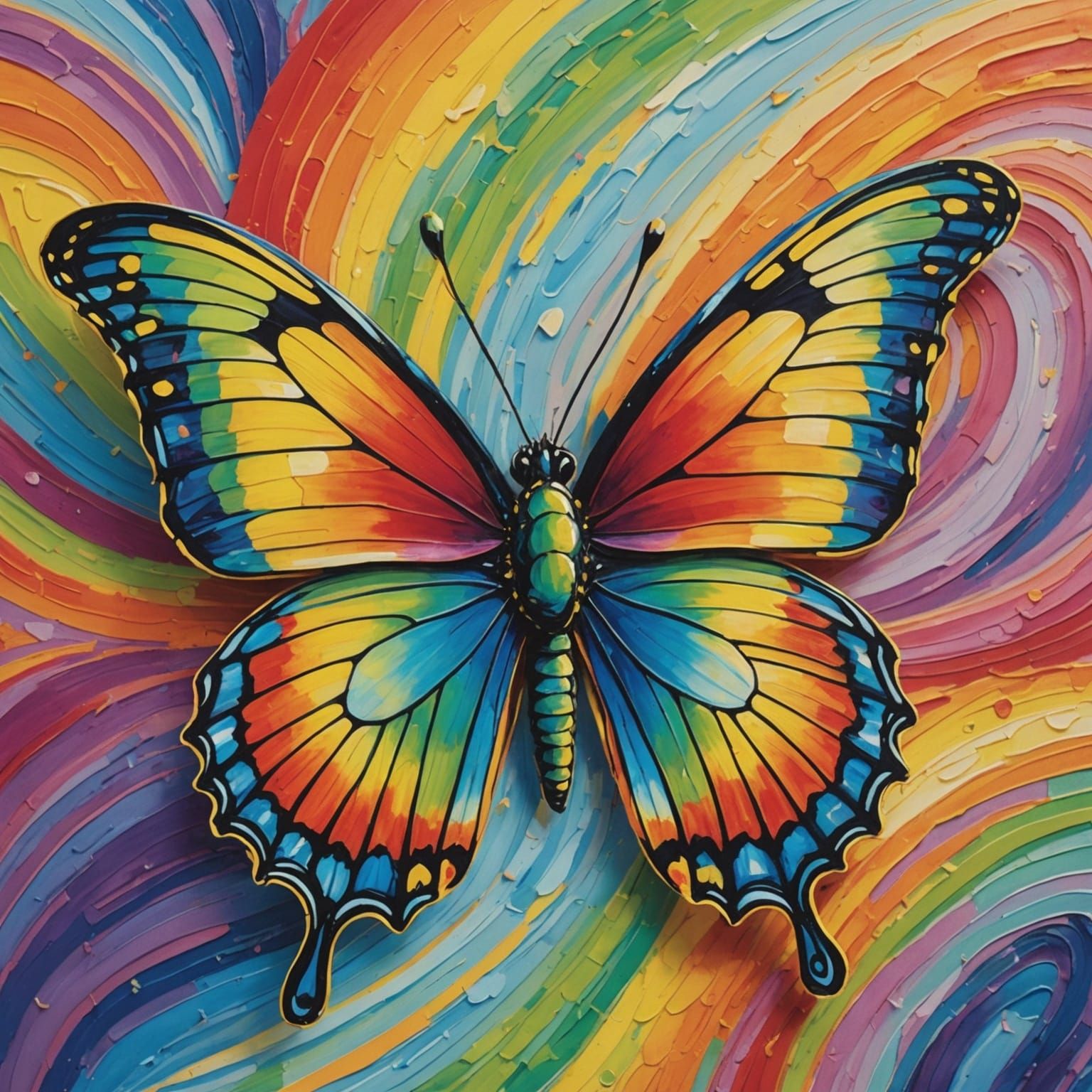 Things Made of Rainbows Butterfly