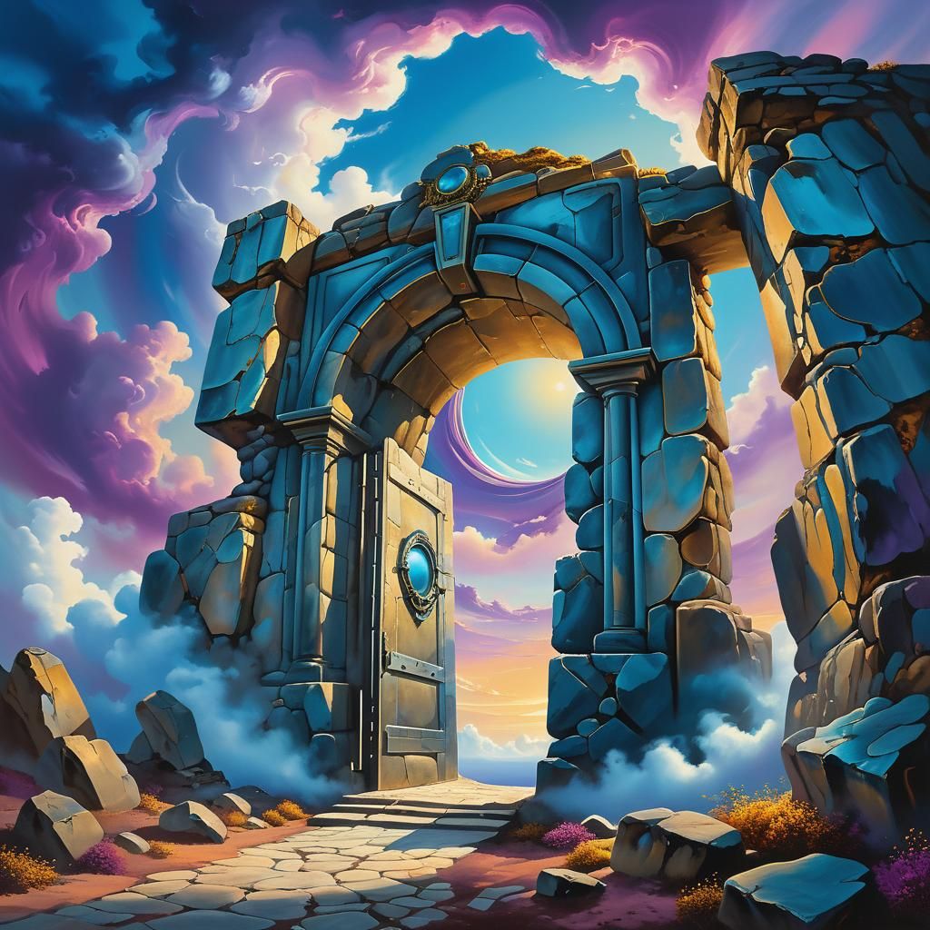 Distorted gravitation portal