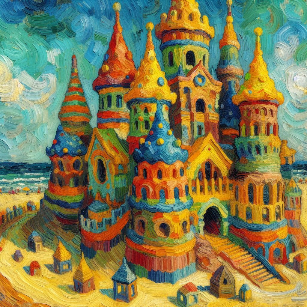 Surreal Sandcastle