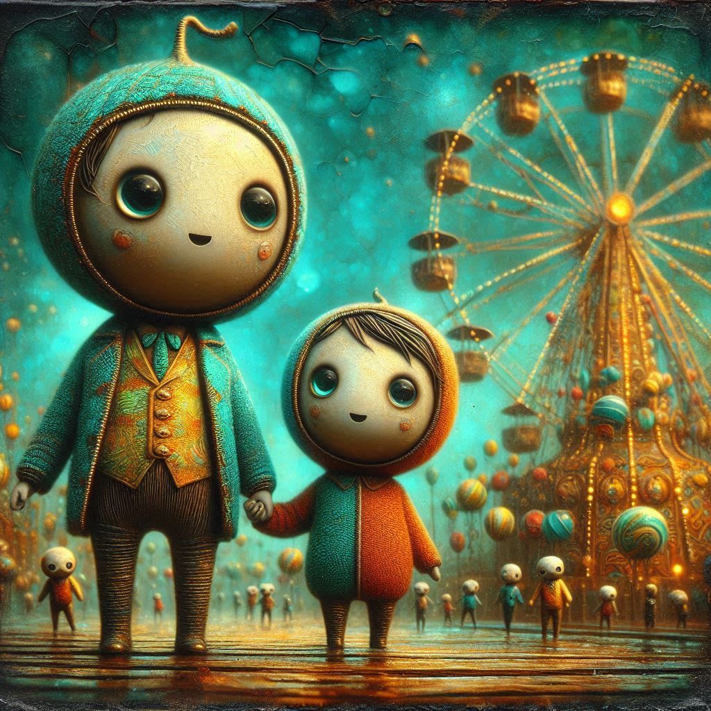 The amusement park you dream of on misty moonlit nights