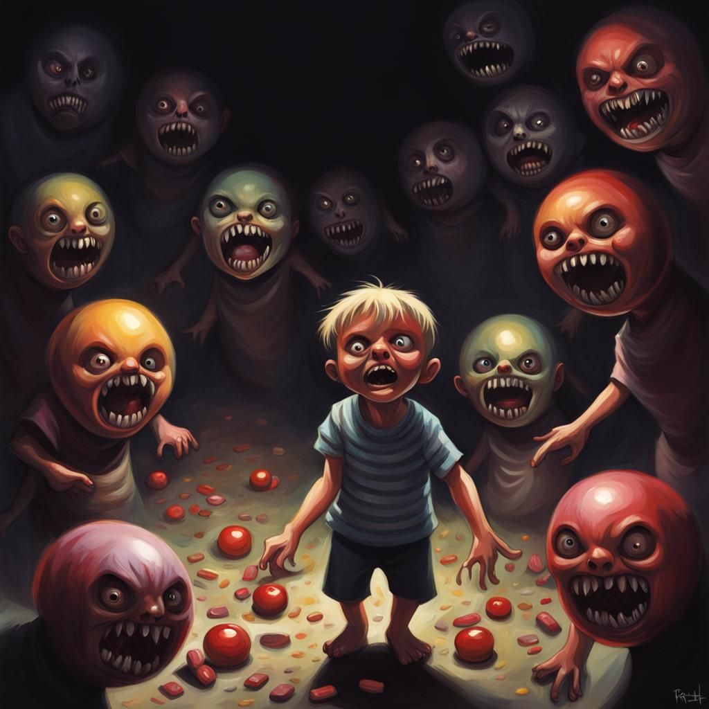 Candy Nightmare AI Generated Artwork NightCafe Creator