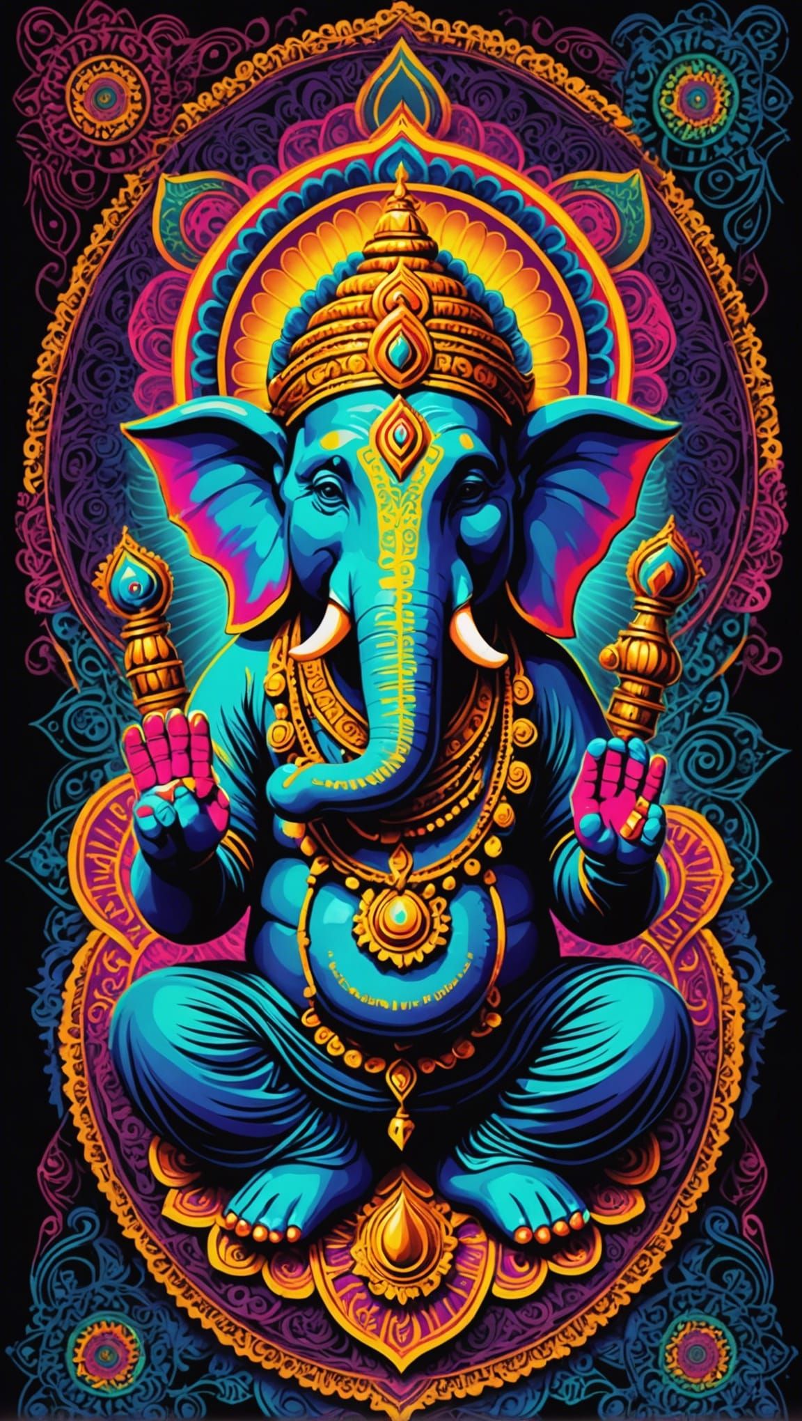 Ganesh - AI Generated Artwork - NightCafe Creator