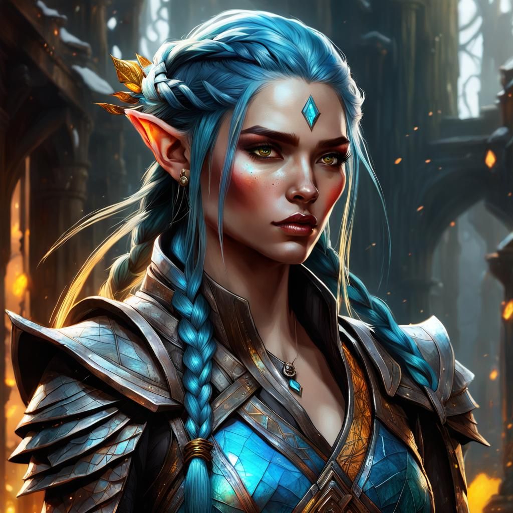 Elf Warrior - AI Generated Artwork - NightCafe Creator