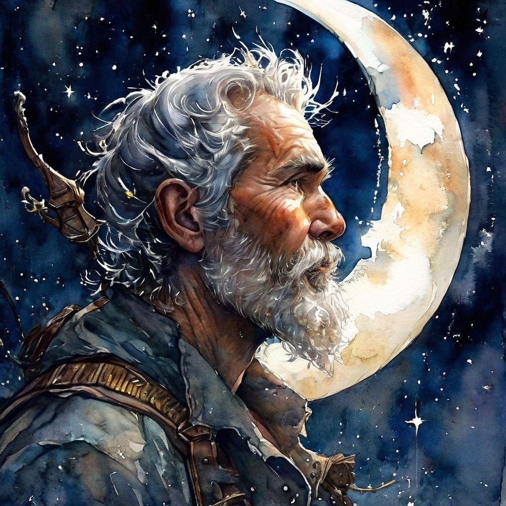 Old man in the moon II