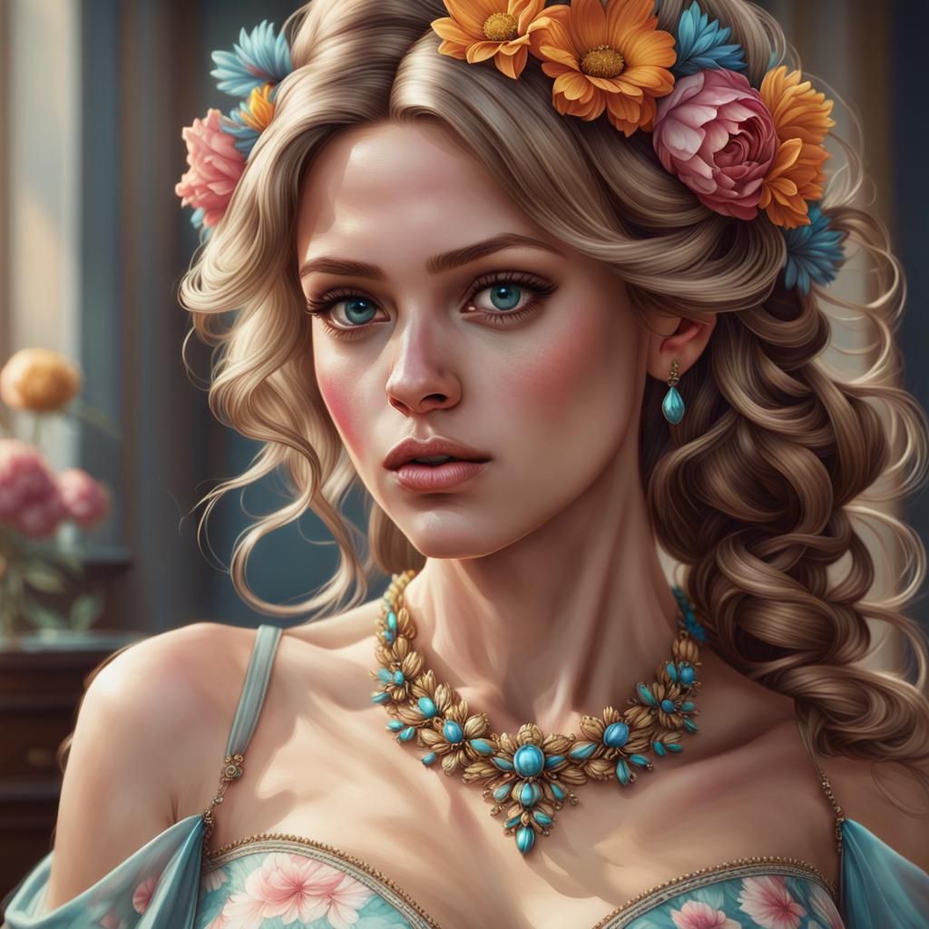 A Beautiful Woman Ai Generated Artwork Nightcafe Creator 2513