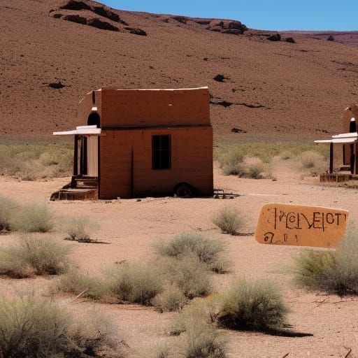 Desert ghost town