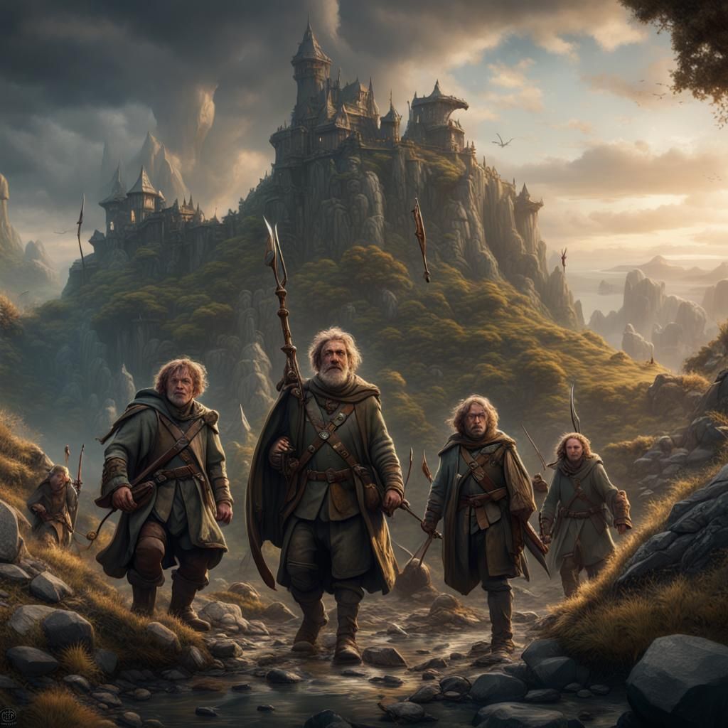 Hobbits geared up for war