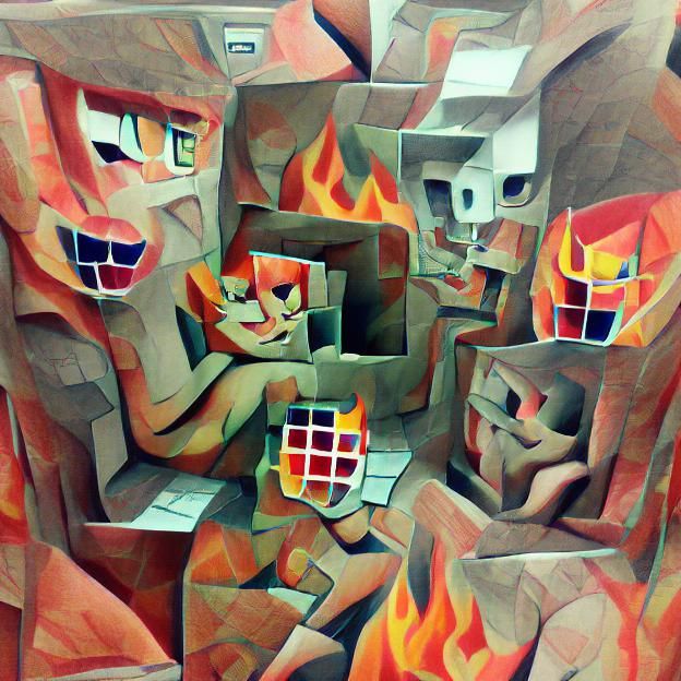 Cubist Hell