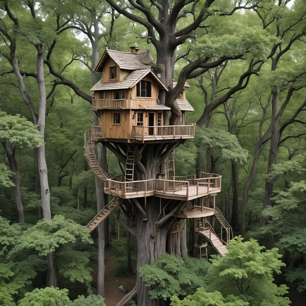 A very unusual treehouse