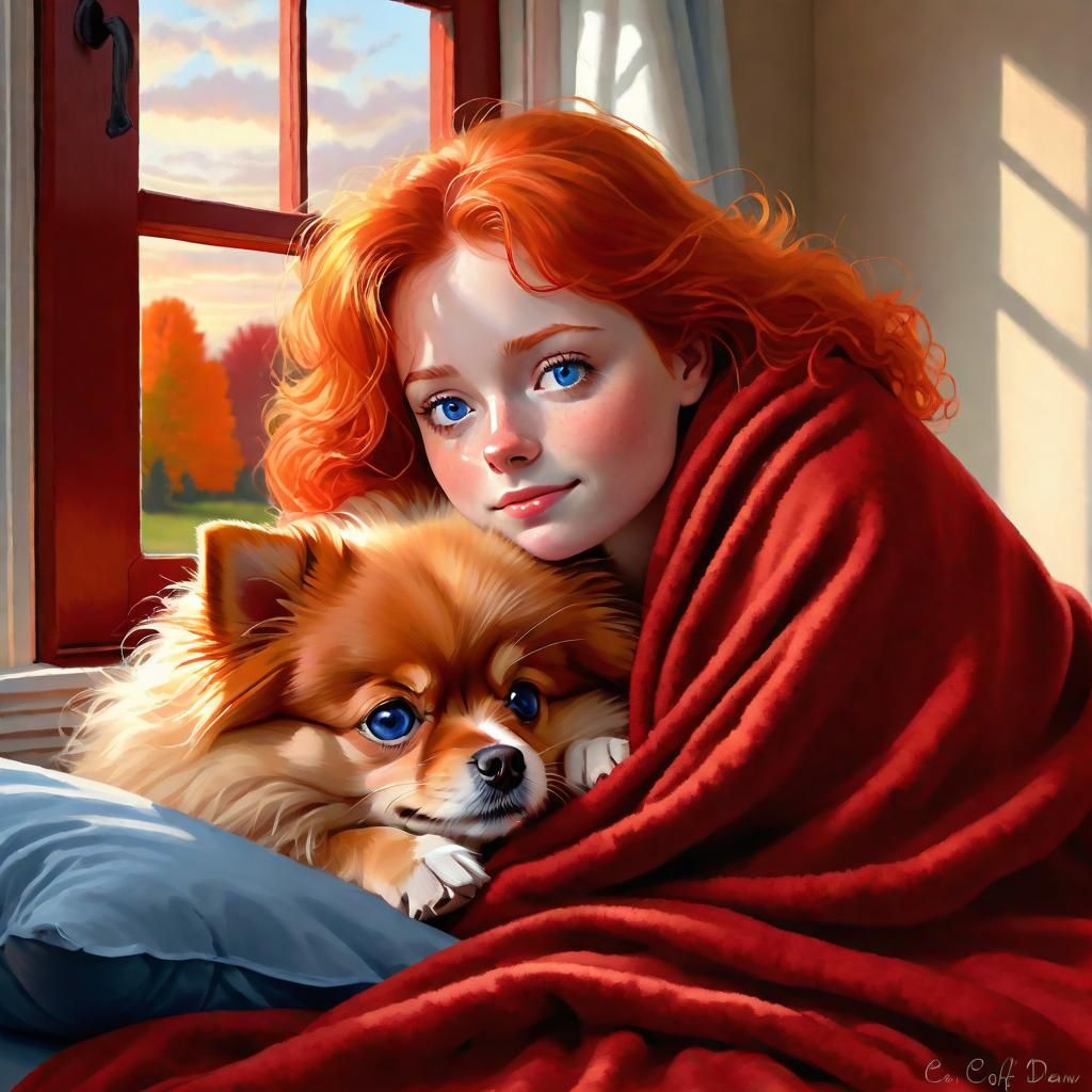 Sleepy Autumn Morning  by @WraithAngel7
