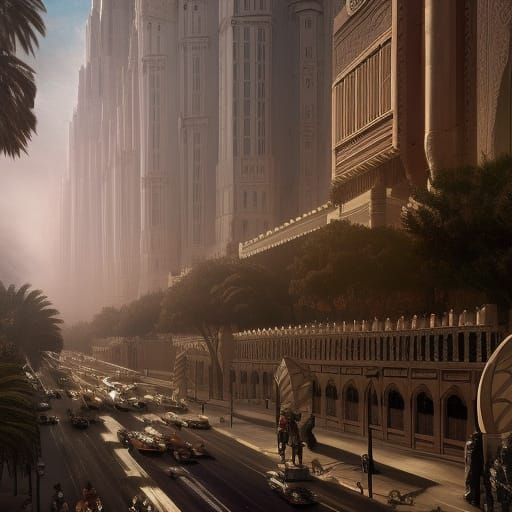 Hybrid Moorish Revival + Art Deco Architecture #1