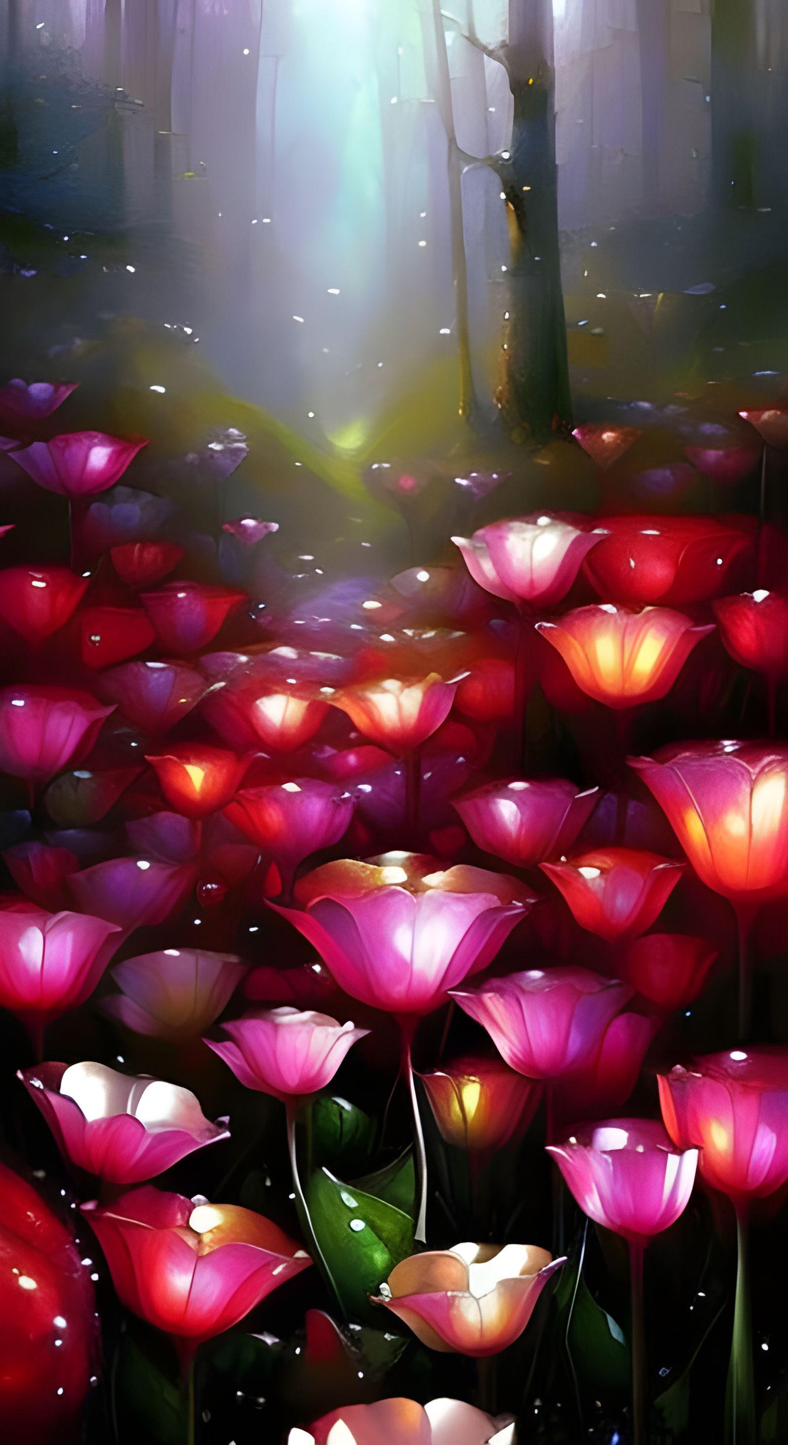 Enchanted Tulip Garden