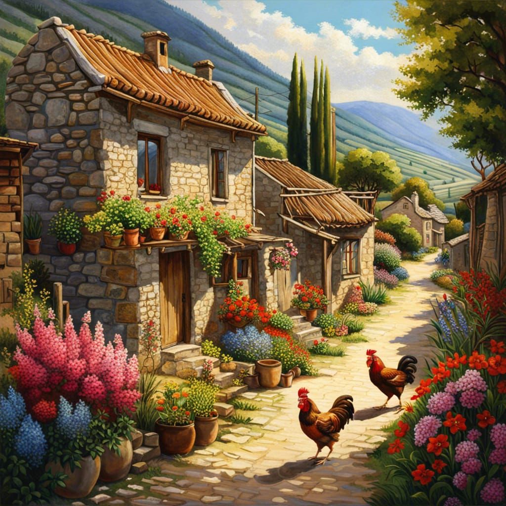 Quaint country town  by @Donna