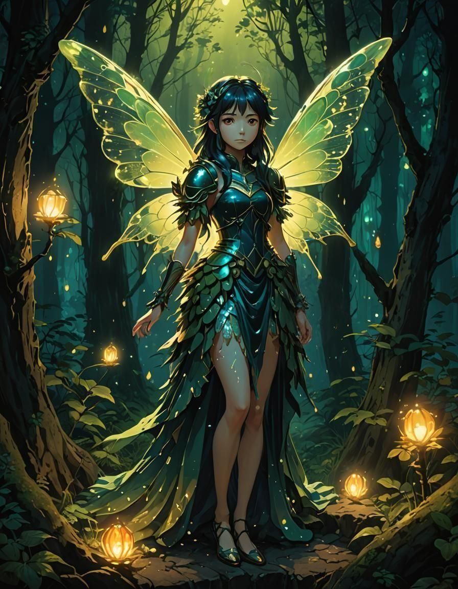 Lights in the Dark Forest