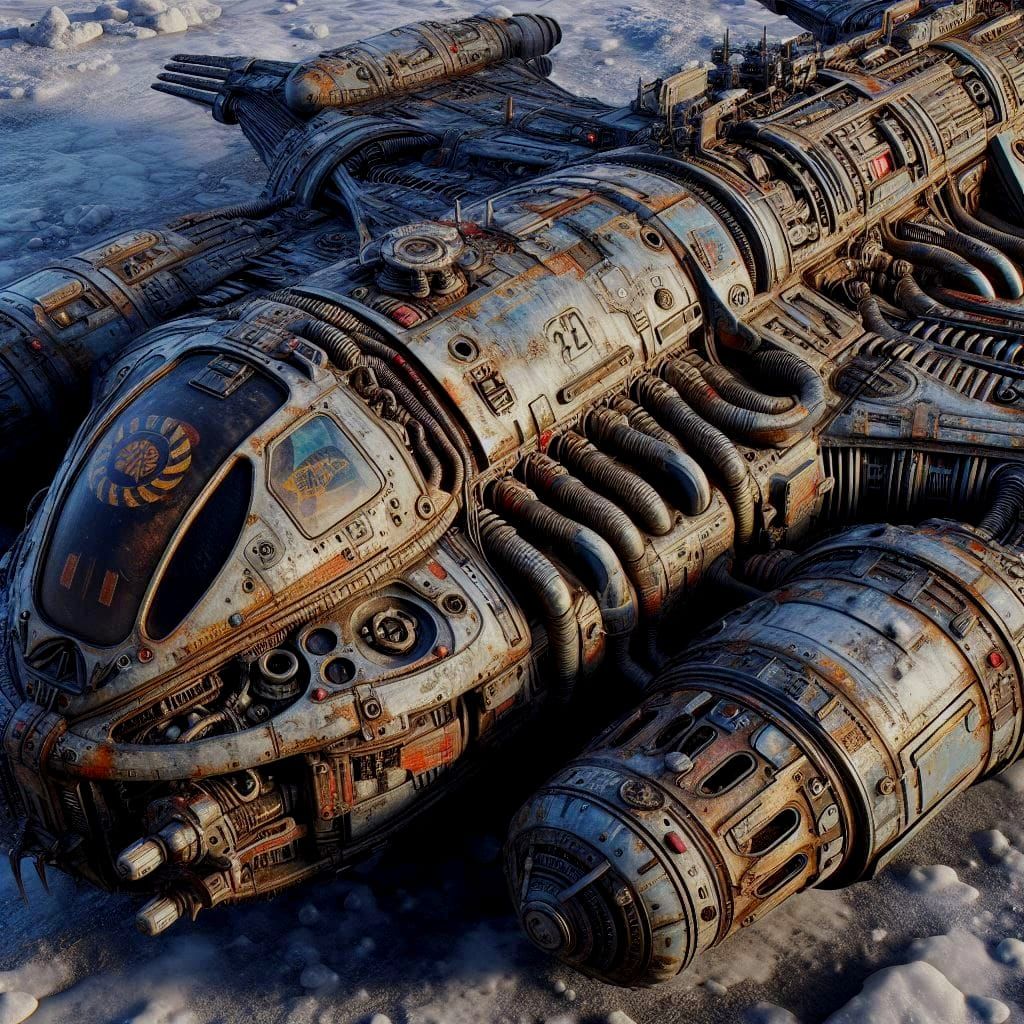 Old spaceship