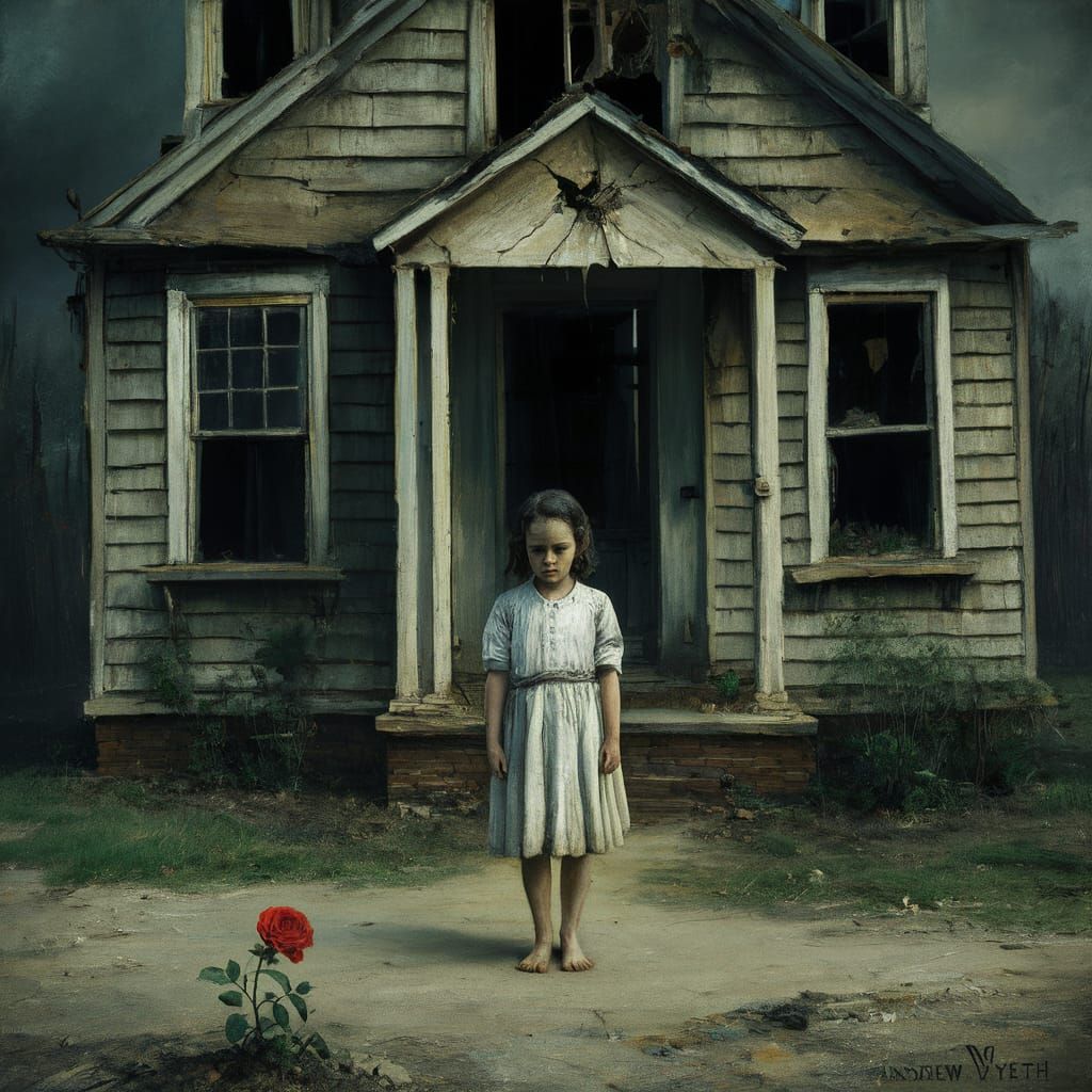 Artist comparison #58: Rose by Andrew Wyeth