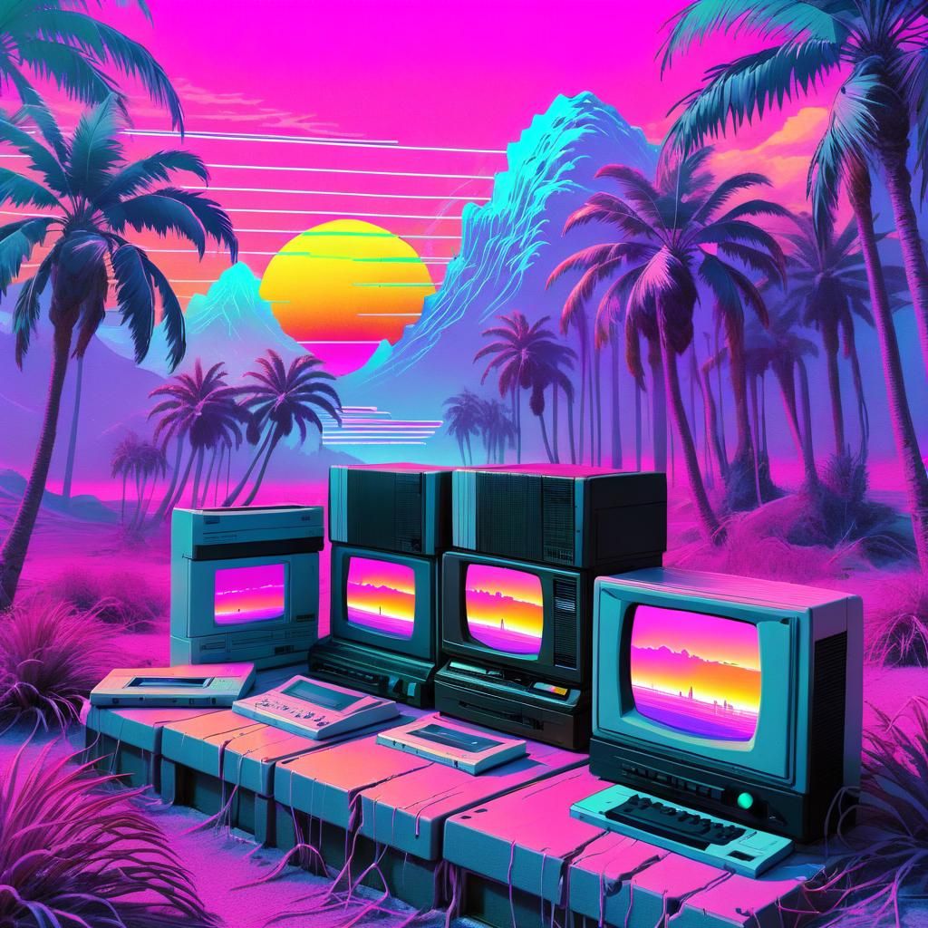 Vaporwave Aesthetic  by @undefined