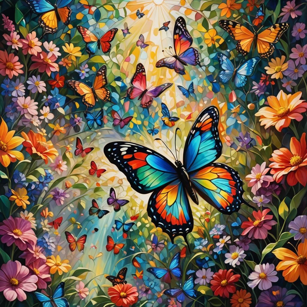 If a butterfly could sing colors
