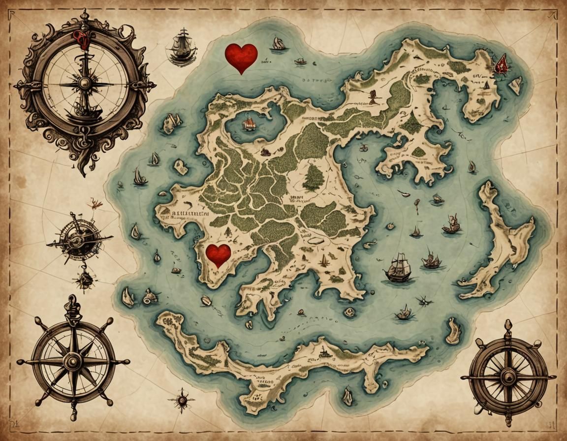 A pirate sailing back to his love.  by @Krizza