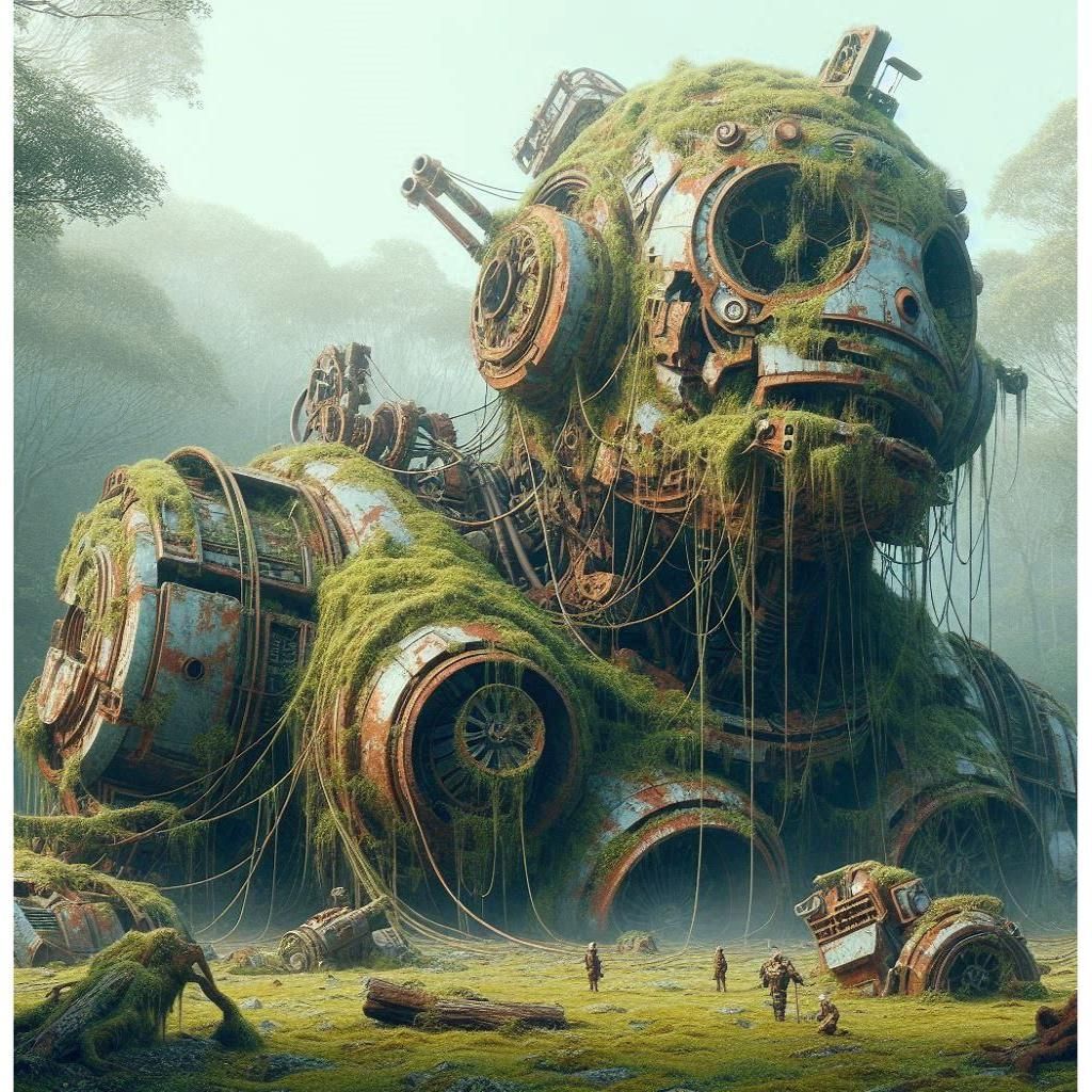 Mecha artifact remains